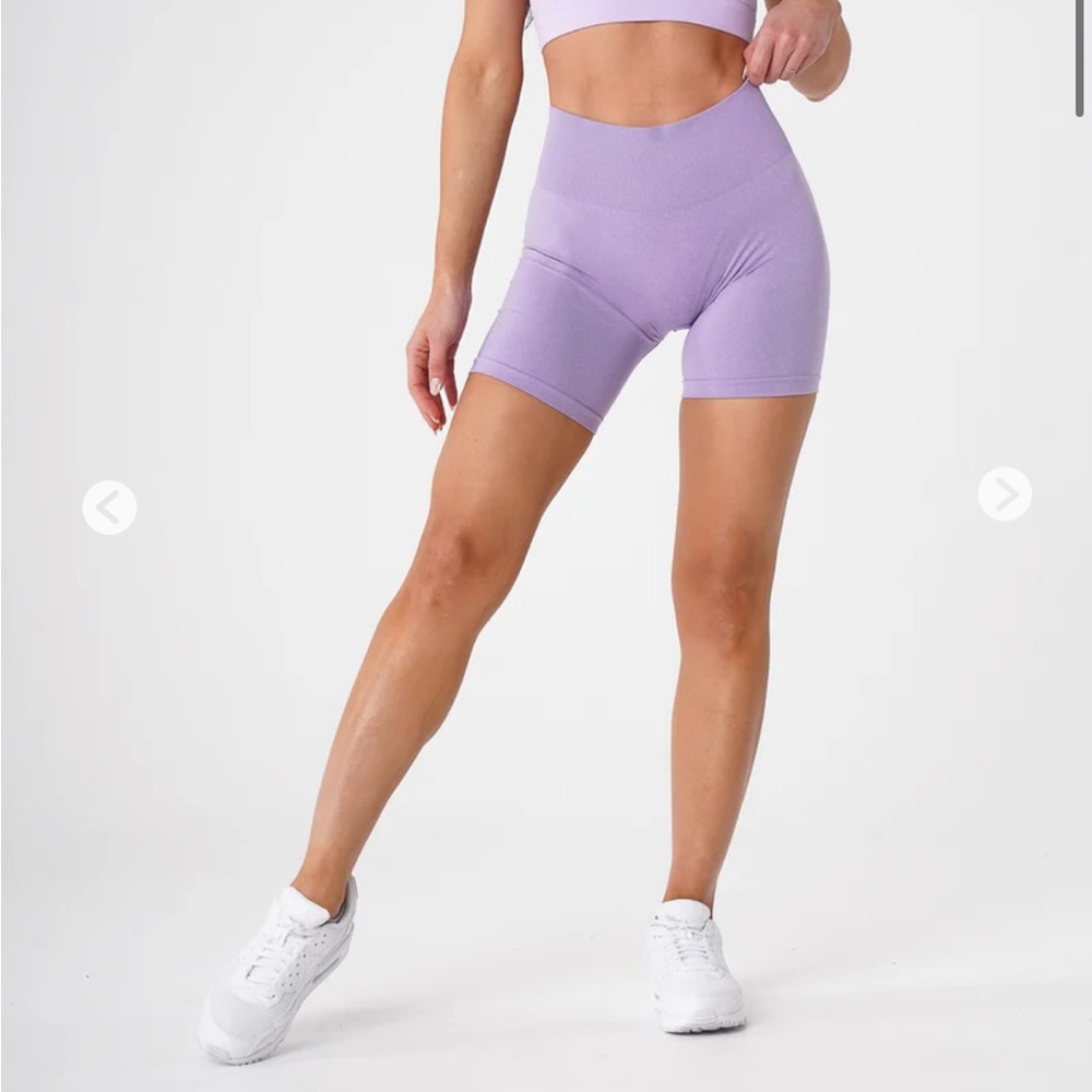 NVGTN Lilac Pro Seamless Shorts - S